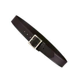 Aker Leather Garrison Pant Belt 1 3/4" in Black Plain